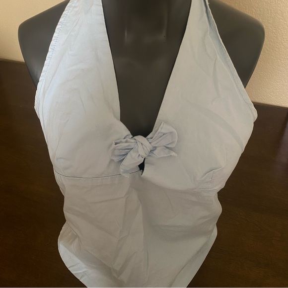 light blue halter top - Picture 2 of 10